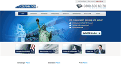 Desktop Screenshot of corporation.de